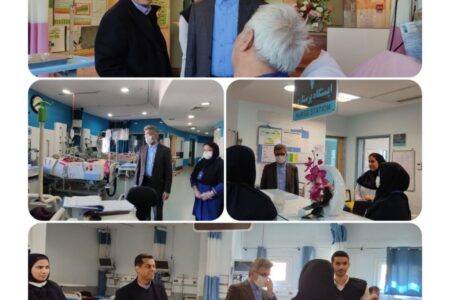 بازدید سرپرست دانشگاه علوم پزشکی گیلان، از بخش‌های مختلف بیمارستان شهید حسین پور لنگرود