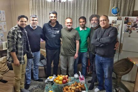 دیدار عادل فردوسی پور با احسان پیربرناش+تصاویر