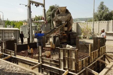 عملیات اجرایی افزایش ظرفیت پست رستم آباد آغاز شد