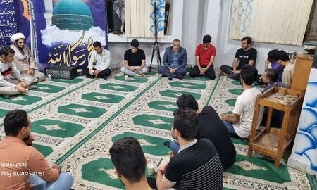 مراسم جشن میلاد امام رضا (ع) در خوابگاه ها ی دانشجویی دانشگاه علوم پزشکی گیلان برگزار شد