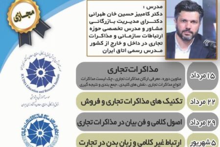 پکیج جامع پرورش مذاکره کننده حرفه ای