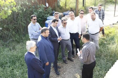 بازدید سرپرست دفتر محیط زیست و خدمات شهری سازمان شهرداری های کشور از روند دفن بهداشتی زباله شهر لاهیجان