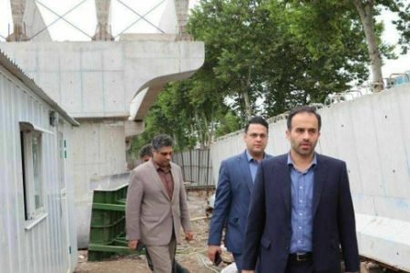 پیشرفت تقاطع غیرهمسطح شهید باهنر رشت به ۵۰ درصد رسید