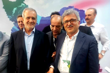 دیدار رئیس دانشگاه علوم پزشکی گیلان با رئیس جمهور