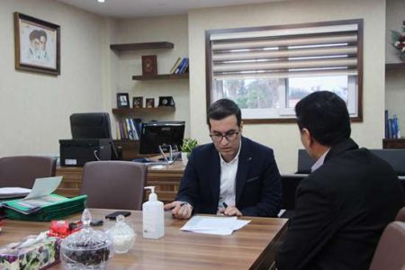 برگزاری ملاقات مردمی معاون توسعه مدیریت منابع و برنامه ریزی دانشگاه