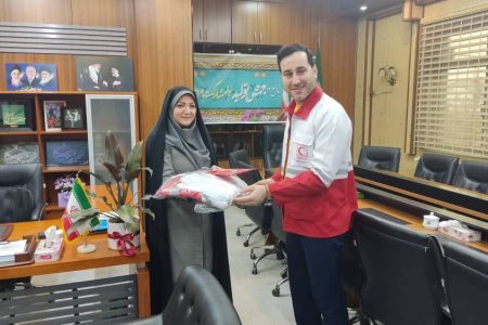 عضویت افتخاری سرپرست فرمانداری شهرستان سیاهکل در جمعیت هلال احمر شهرستان سیاهکل