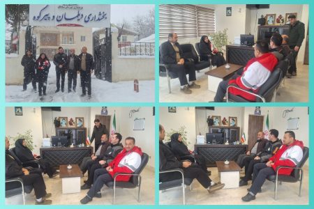بازدید فرماندار شهرستان سیاهکل از بخش دیلمان و بررسی عملیات برف‌روبی در این منطقه