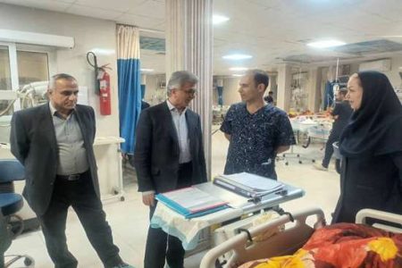 بازدید رئیس دانشگاه علوم پزشکی گیلان از مرکز آموزشی درمانی پورسینا رشت