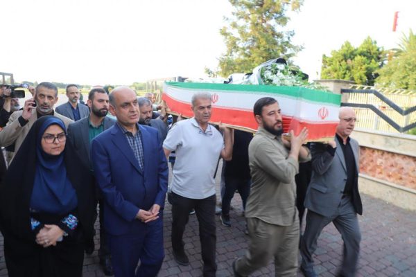 استقبال استاندار گیلان از پیکر شهید نیما مرادی؛ دریانورد شهید حادثه کشتی «آنا» به وطن بازگشت