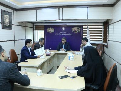 برگزاری جلسه پیگیری و بررسی روند اجرای GNAF شهرستان به ریاست فرماندار