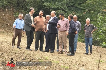 بازدید فرماندار لنگرود از طرح‌های عمرانی و زیرساختی روستاهای بخش اطاقور